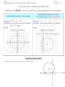 Completing The Square Of Circles Classwork