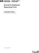 Annual Compliance Reporting Form Printable pdf