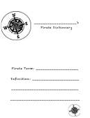 Pirate Directionary Template