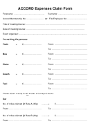 Accord Expenses Claim Form