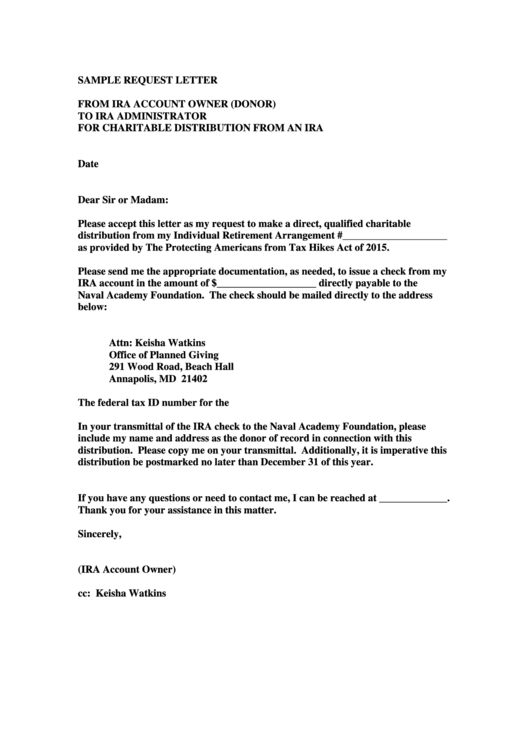 Sample Request Letter Template Printable pdf