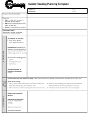 Guided Reading Planning Template