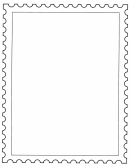 Postage Stamp Template