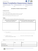 Geosphere Student Capture Sheet Printable pdf