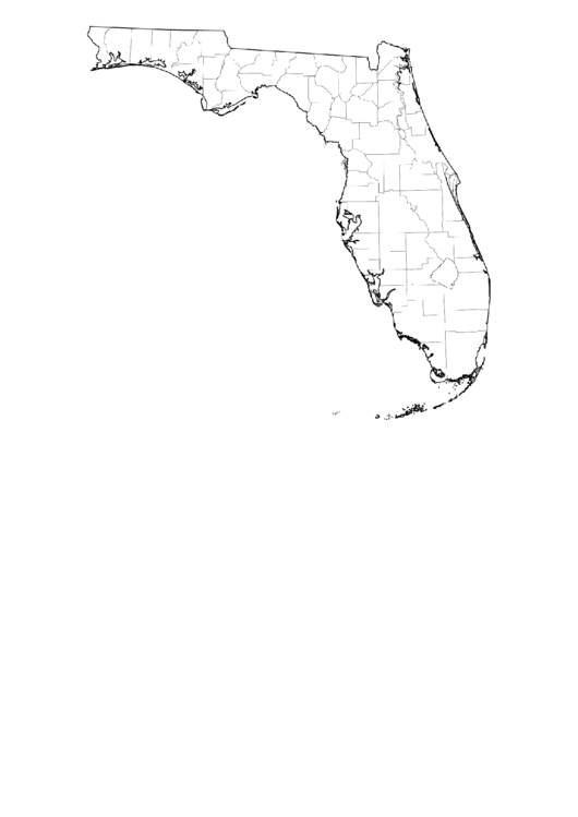 Florida Adult Coloring Page Template