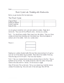 Rock Cycle Lab: Modeling With Starbursts Printable pdf
