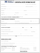 Confidential Patient Information Sheet