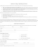 Course Audit Request Form