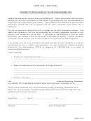Consent To Disclosure Of Tax Return Information (form 1040 - Individual)