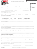Autism Elopement Alert Form - Person-specific Information For First Responders