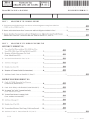 Schedule In-112 - Vermont Tax Adjustment And Credit - 2016