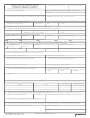 Dd Form 1299 - Application For Shipment And/or Storage Of Personal Property