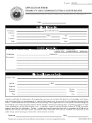 Application Form Disability And Communication Access Board - Hawaii