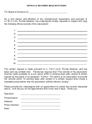 Official Records Request Form