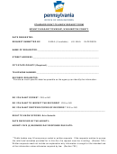 Standard Right-to-know Request Form - Mount Pleasant Township, Washington County