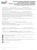 Counseling Agreement/disclosure Form