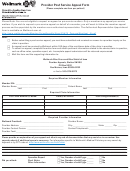 Medicare Advantage Request Form For Appeal - Wellmark