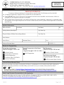 Fingerprint Processing Application Form - Commonwealth Of Virginia