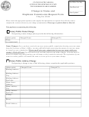 Change In Status And Duplicate Commission Request Form - South Carolina Secretary Of State