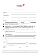 Request For Grant Change Printable pdf
