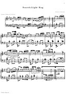 'search-light Rag' By Scott Joplin Piano Sheet Music
