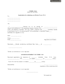 Form 31-b - Application For Obtaining Certificate Form 31-a