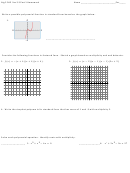Polynomial Functions Worksheet