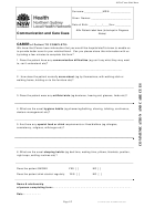 Communication And Care Cues Template