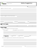 Safety Suggestion Form