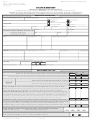 Fillable Form C-1bk - Status Report Form - 2007 Printable pdf