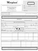 Form Ms-100 - Mail Application For Employment