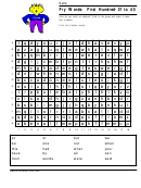Fry Words Word Search - First Hundred - 21 To 40