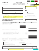 Form Wt-7 - Employers Annual Reconciliation