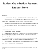 Student Organization Payment Request Form