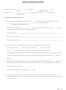Sample Pollination Contract Template