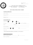 Pet Registration Form