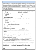 Security Risk Analysis Compliance Form