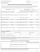 Application For Copy Of Birth Or Death Certification