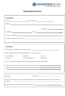 Pilates Class Registration Form