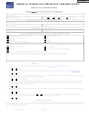 Medical Marijuana Physician Certification Form - Arizona