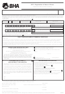 Fillable Registration Of Horse Name Form Printable pdf