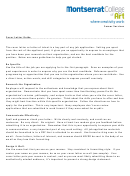 Career Services Cover Letter Guide And Template