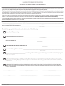Form Isbe 85-51 Affidavit Of Enrollment And Residency - Illinois State Board Of Education