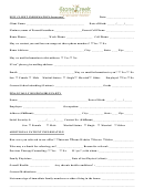 Sample New Client Information Form - Insurance