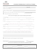 Student Emergency Contact Form