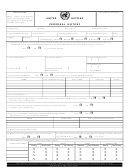 Unov P11 Form - United Nations Personal History