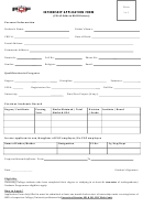 Internship Application Form - Pof