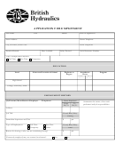 Application For Employment Template - General