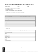 Chemistry - Metals Matter Worksheet