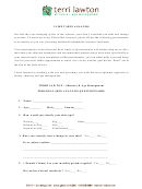 Client Skin Analysis - Terri Lawton Printable pdf